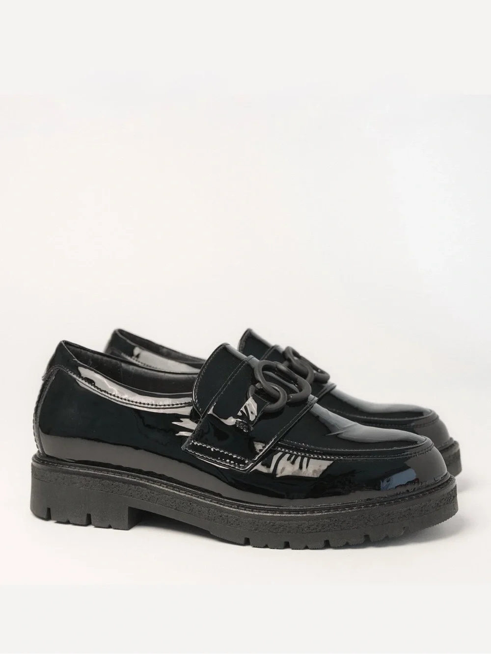 NAOT Fremont Black Patent Leather Loafers Comfort Orthotic Shoes 39/8